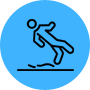 slip and fall icon