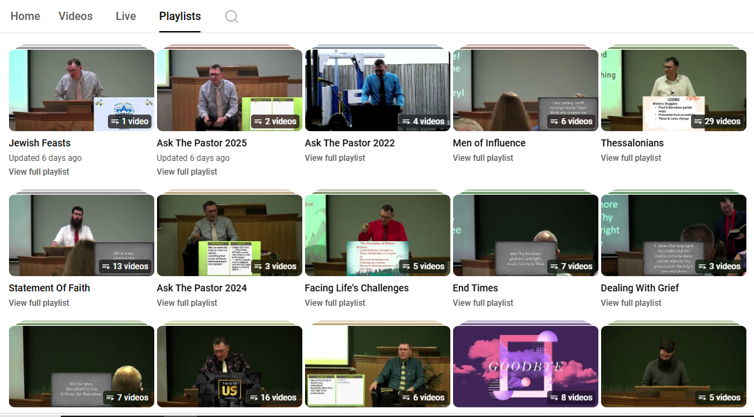 Resources, Sermons