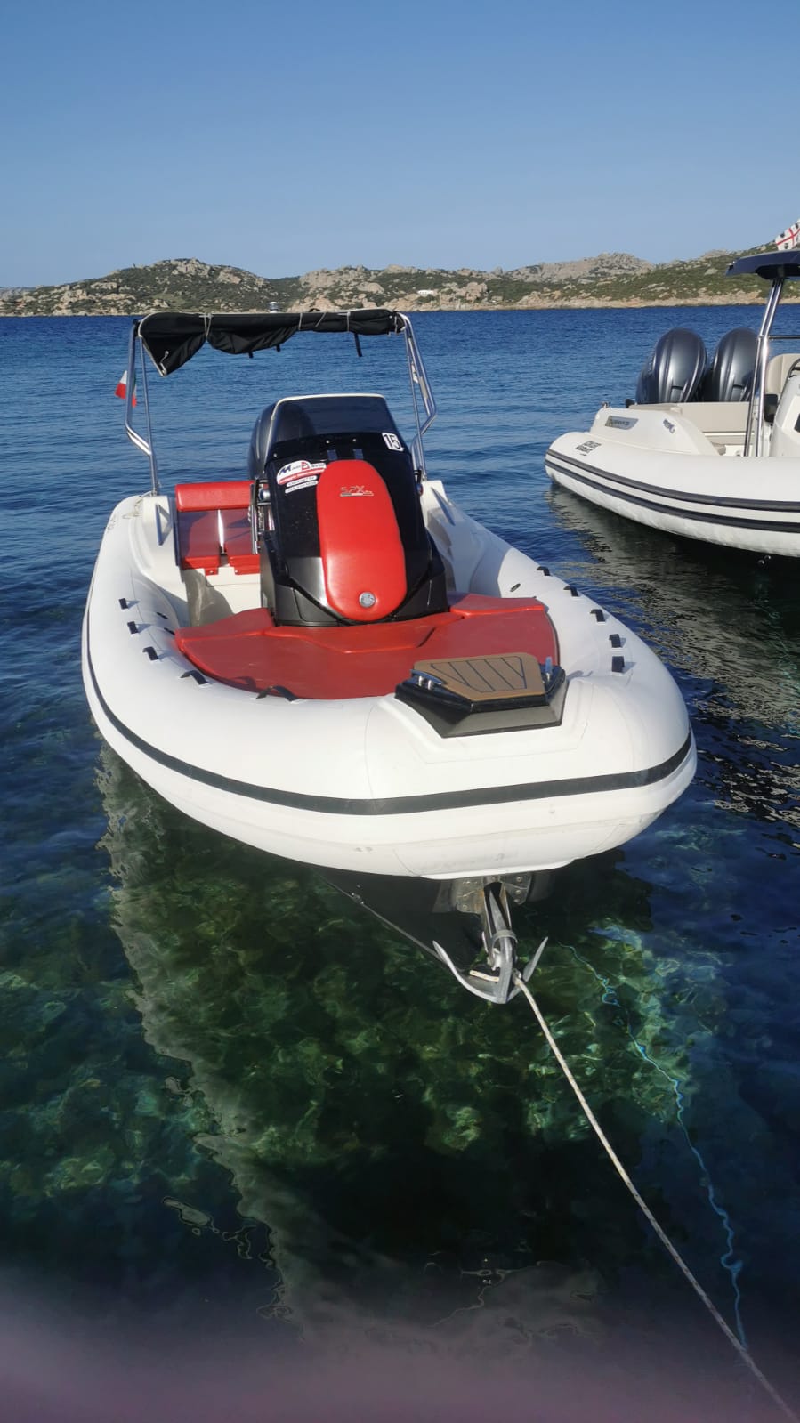 inflatable boat Sardinia