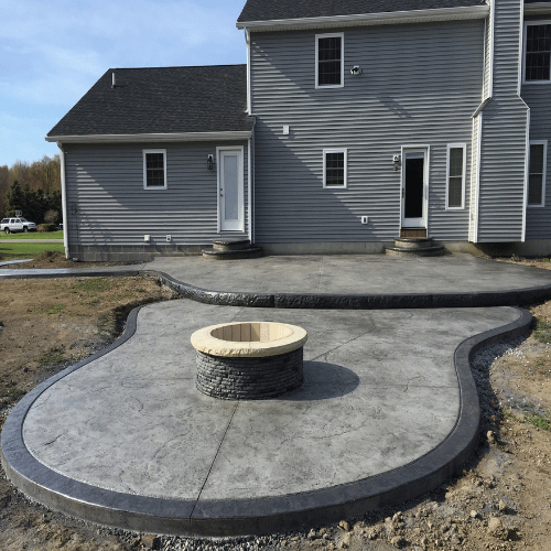 concrete patio