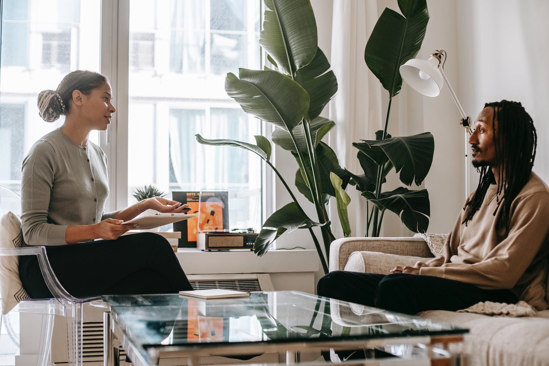 Psychologist With Client