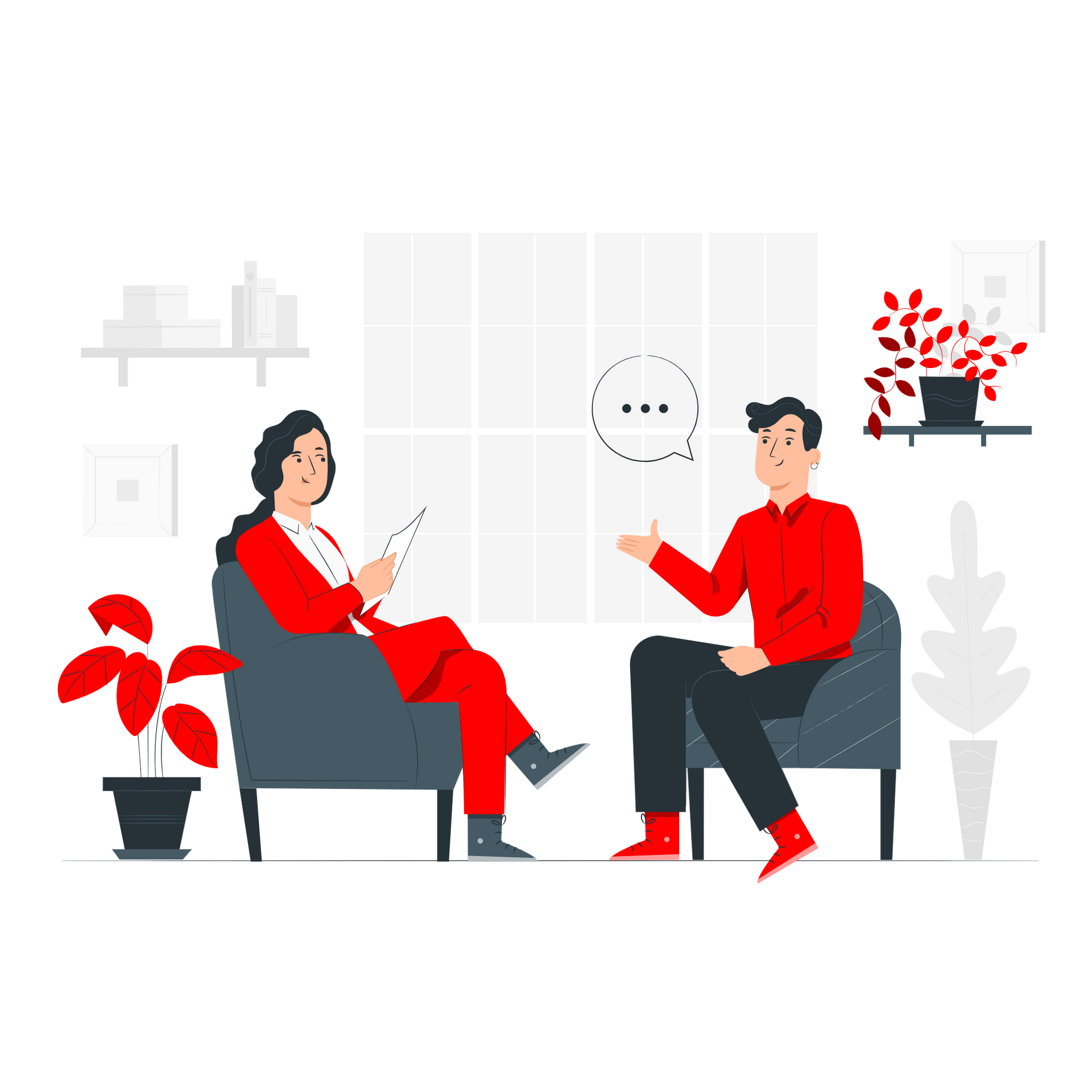 Person Having Interview
