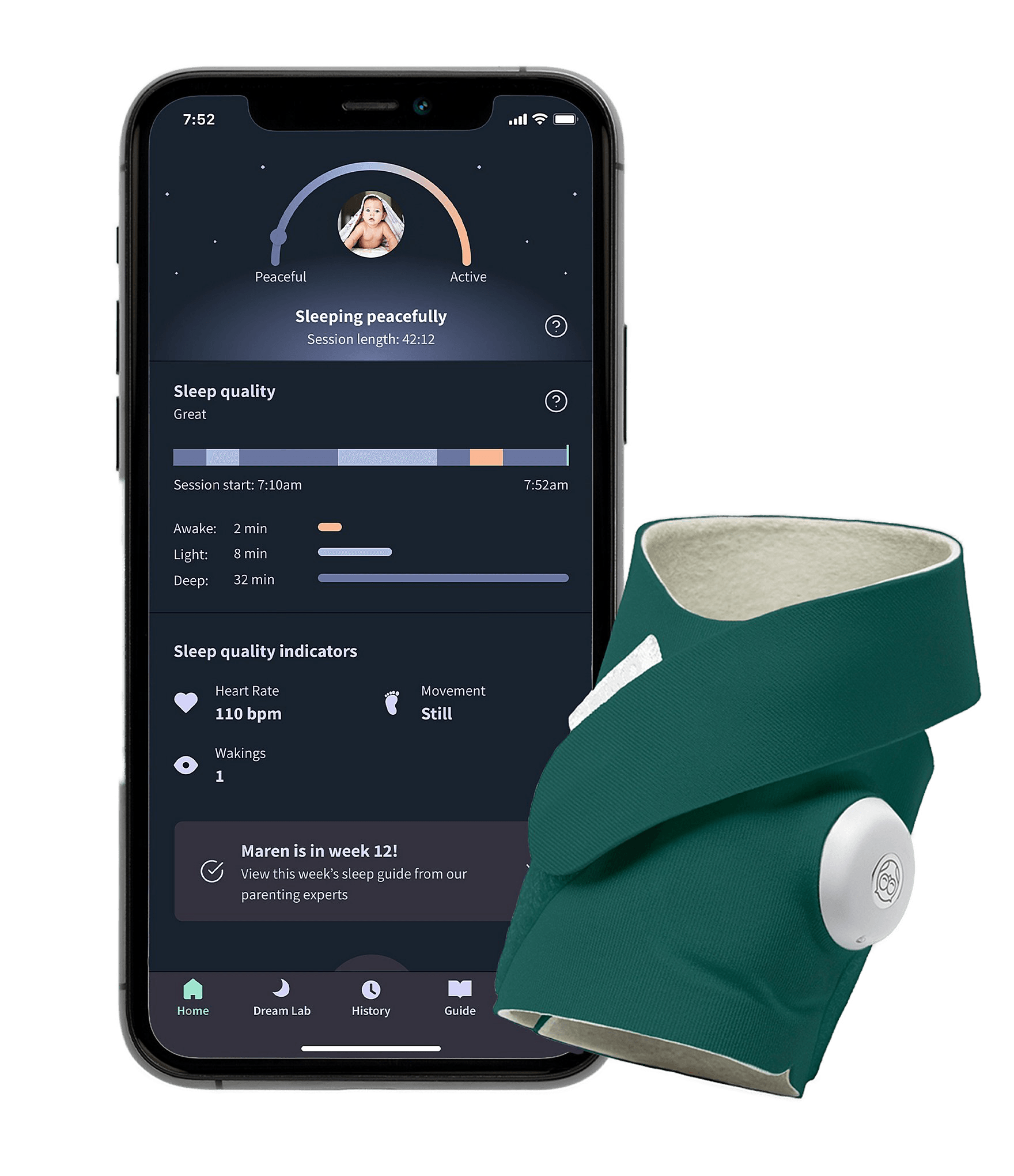 Owlet Dream Sock The Penny Project Foundation