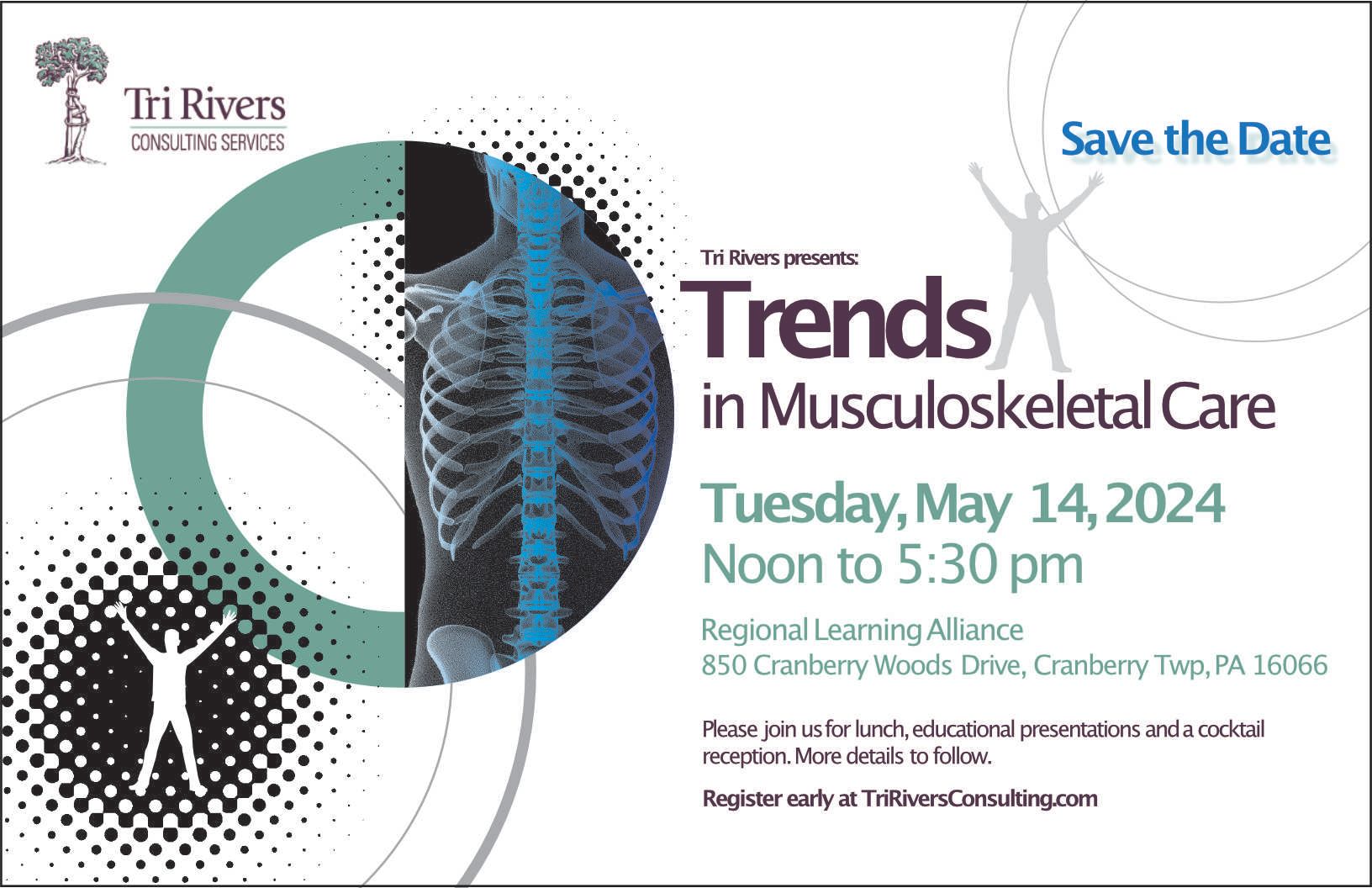 An advertisement for trends in musculoskeletal care