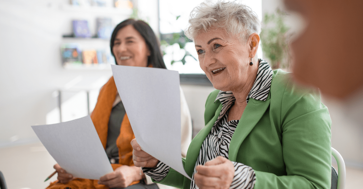 Singing music at aged care facilities