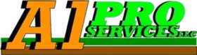 Logo for A1 Pro Services, Inc. Features orange