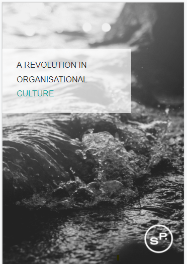 The cover of a book titled a revolution in organizational culture
