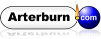 Arterburn logo: white oval with 