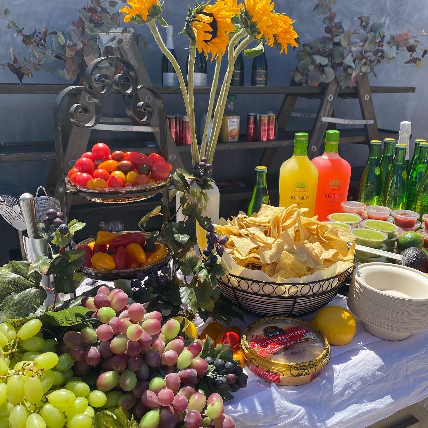 brunch spread