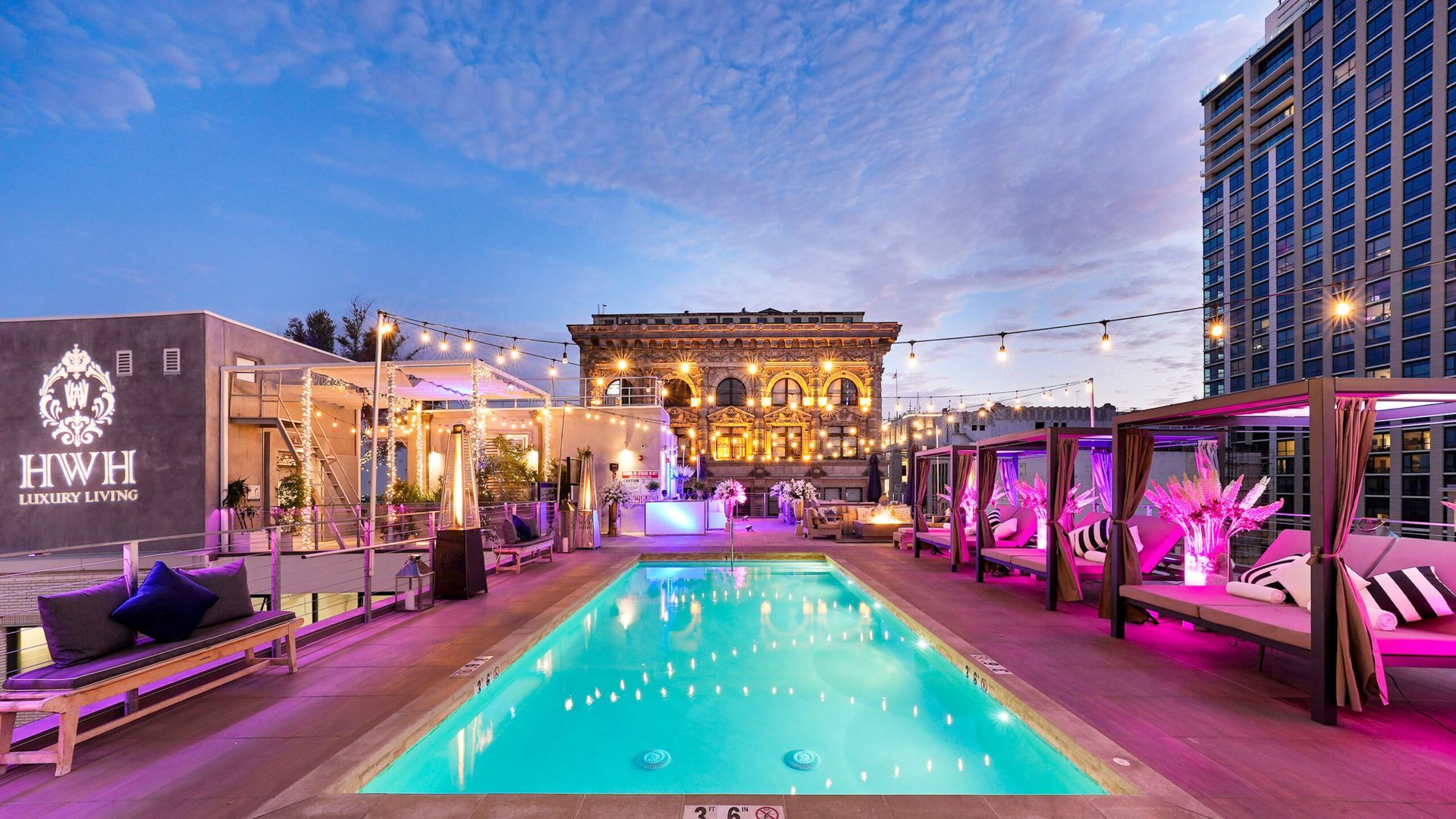 rooftop pool