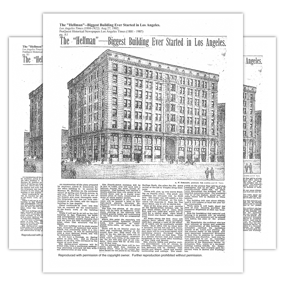 building newspaper article