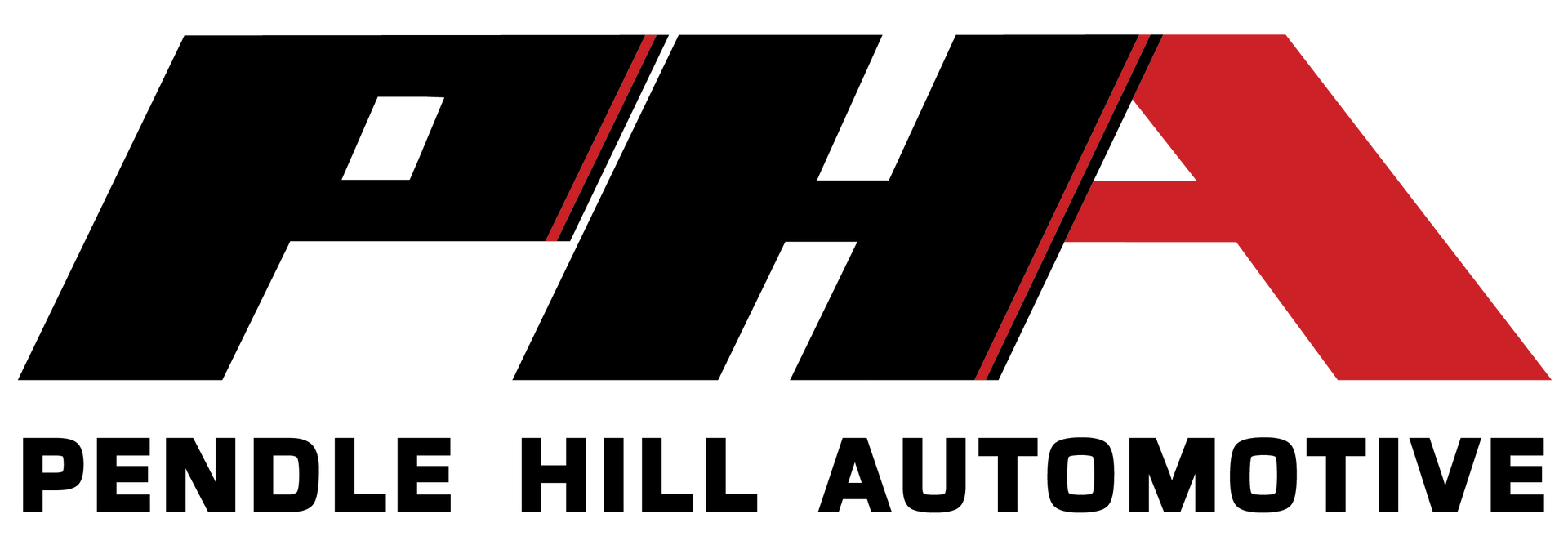 Black PHA letters, red A, 