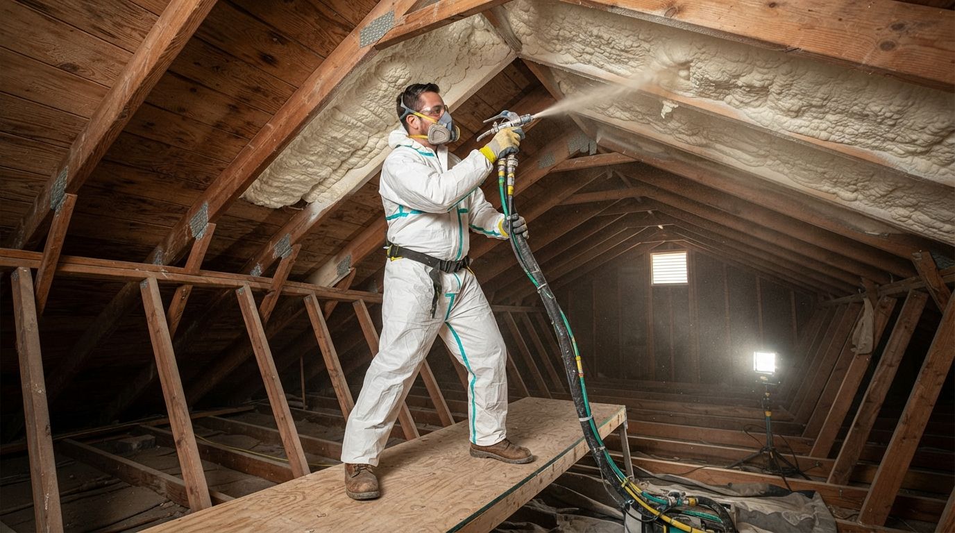 Professional spray foam insulation installation in Auburn, CA