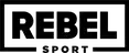 Rebel Sport logo: black text within a white rectangle.