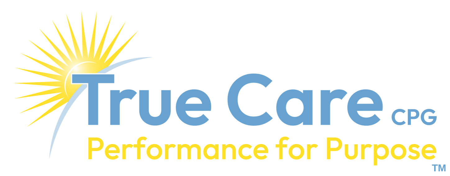 The logo for True Care CPG performance for purpose.