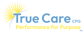 The logo for True Care CPG performance for purpose.