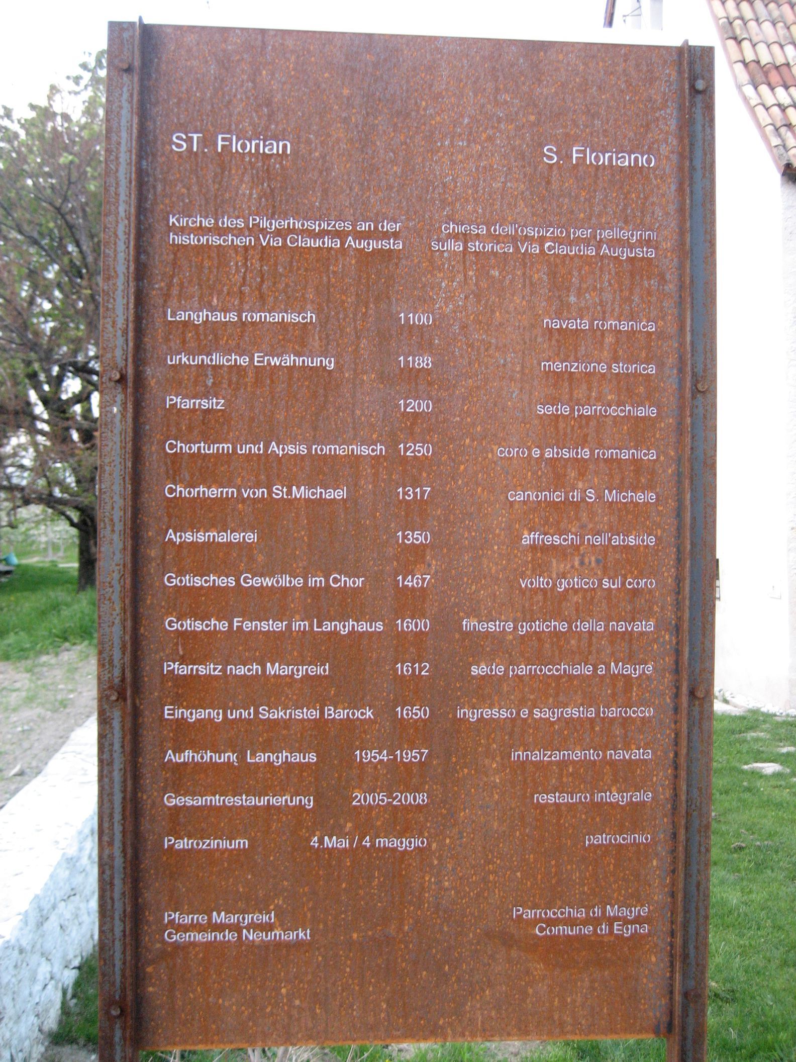 Restauro pannello