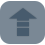 An arrow pointing up in a square on a white background.