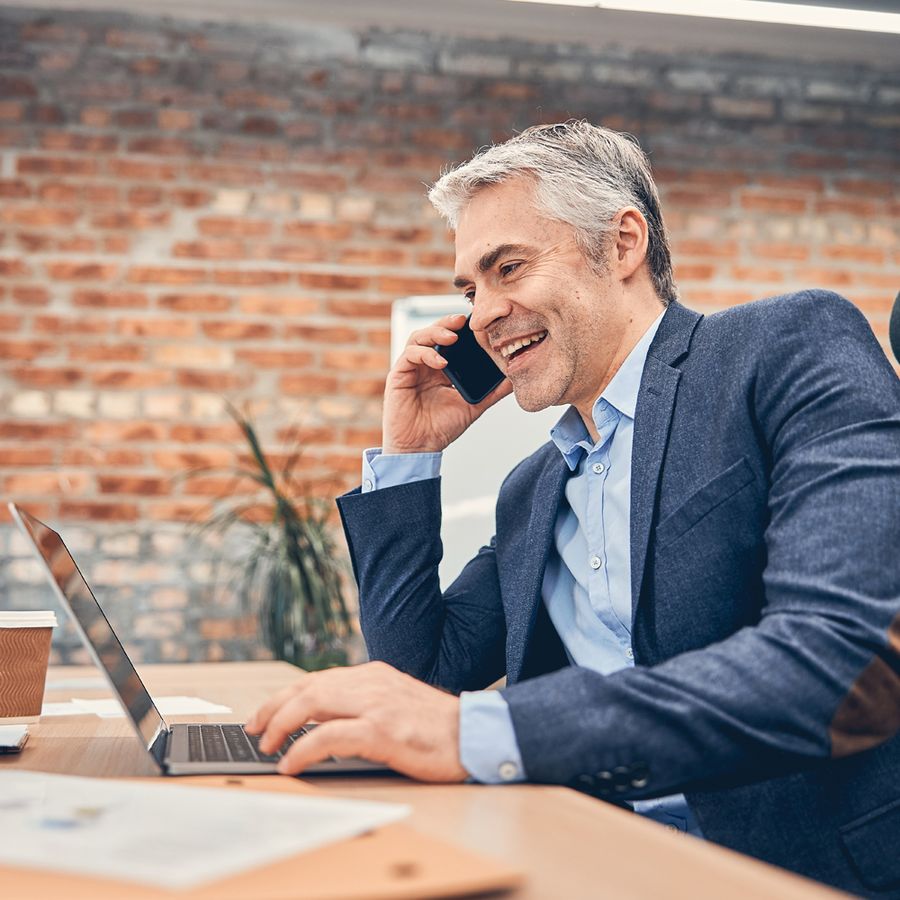 Business Owner Calling for Office Cleaning Services