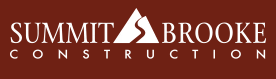 Logo of Summit Brooke Construction with a mountain icon.