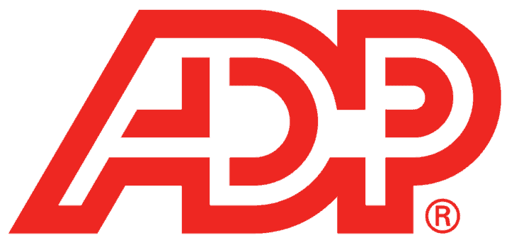 Red ADP logo on a white background.
