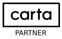 Carta logo, black text inside a black-bordered rectangle, 