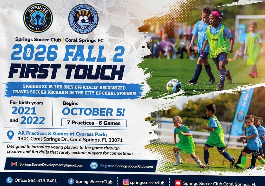 First Touch Fall 2 flyer