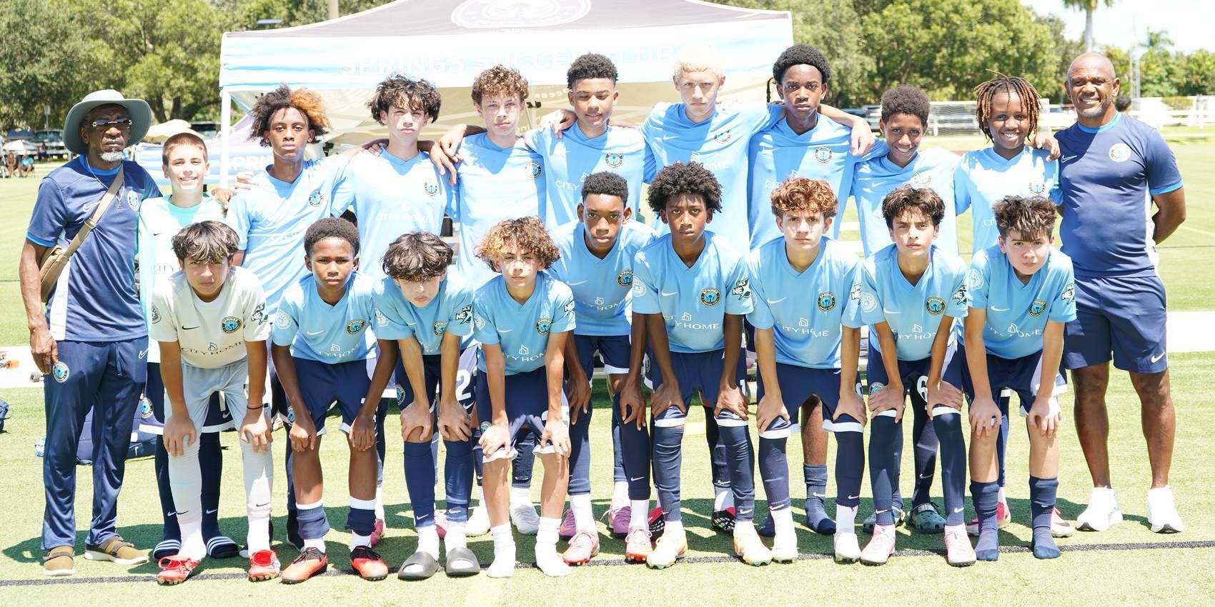 Springs Soccer Club players