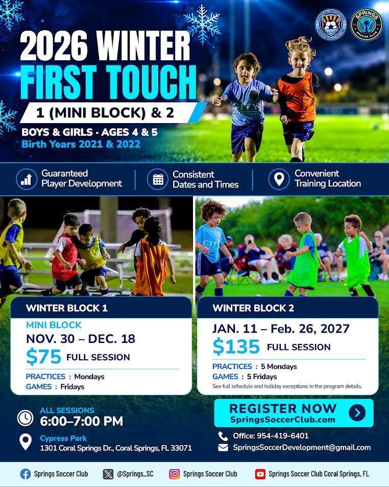 2026 Winter First Touch flyer