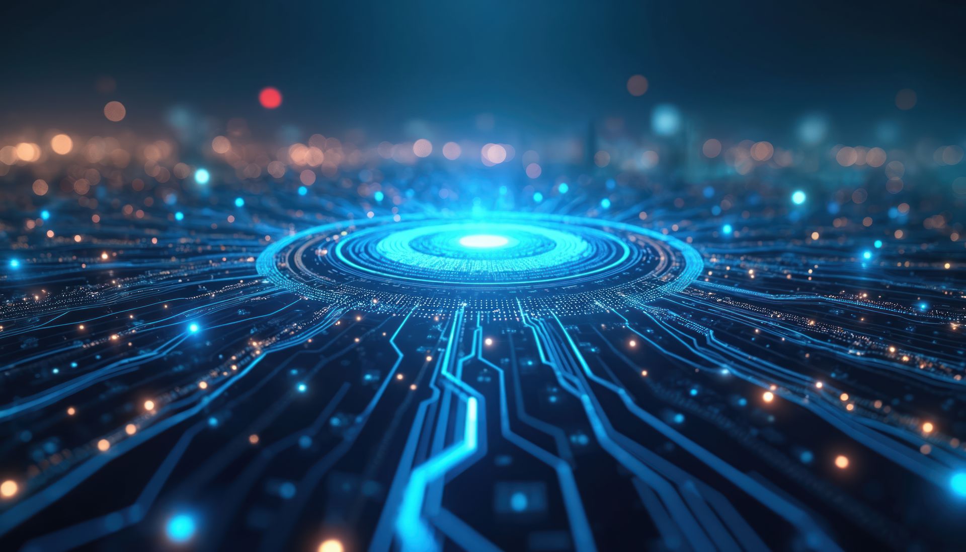 Man pointing at a computer screen, instructing two others in a dark office; code visible on screens.