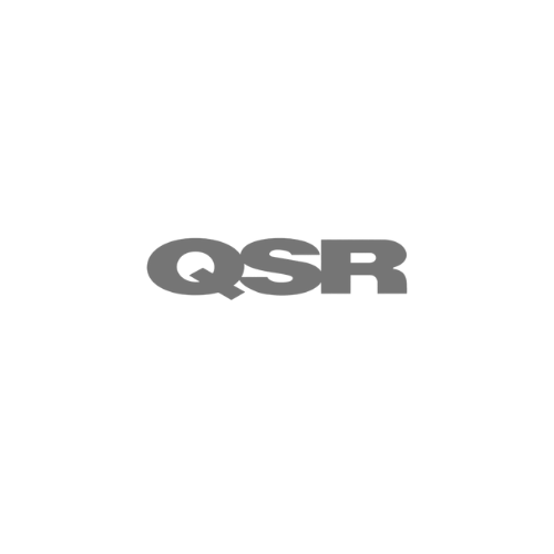 QSR logo in gray on a white background.