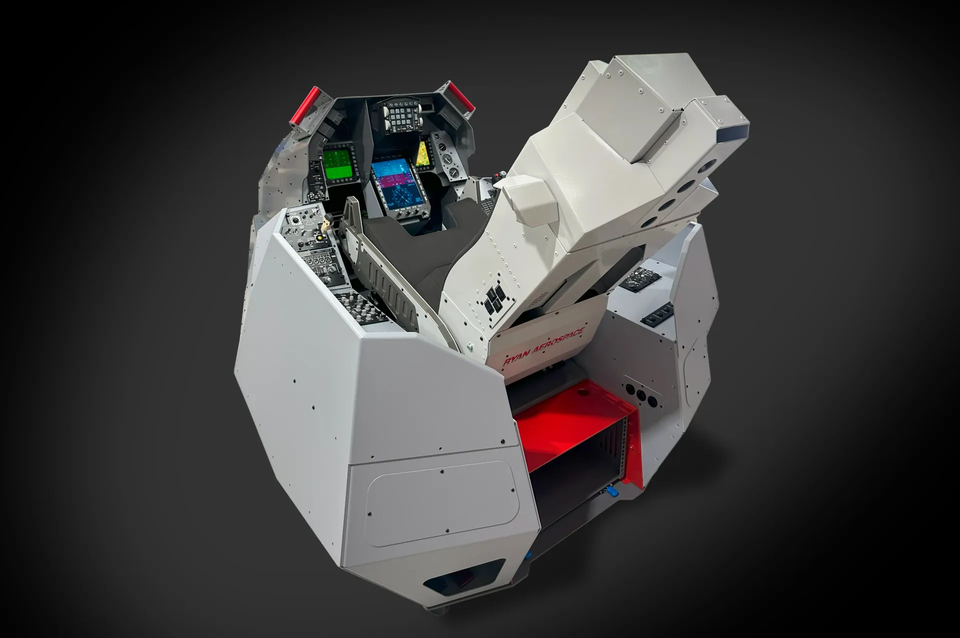F-16 mixed reality flight training device built by RYAN AEROSPACE