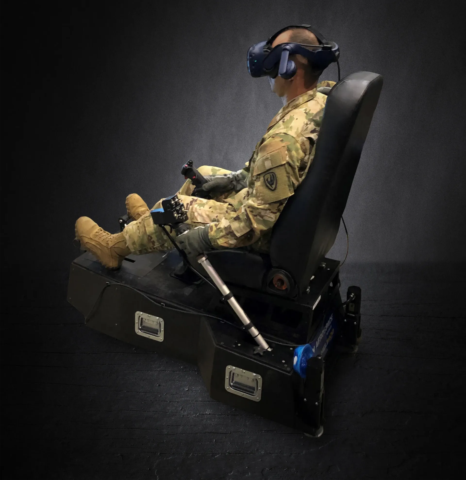 HELIMOD Mark III virtual reality helicopter simulators at Fort Rucker