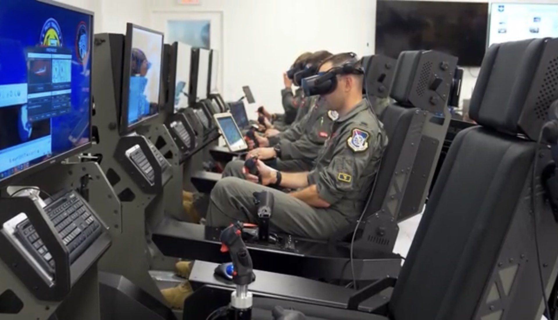 RYAN AEROSPACE Immersive Training Device / fixed wing simulator (ITD) in use with the US Air Force and US Navy