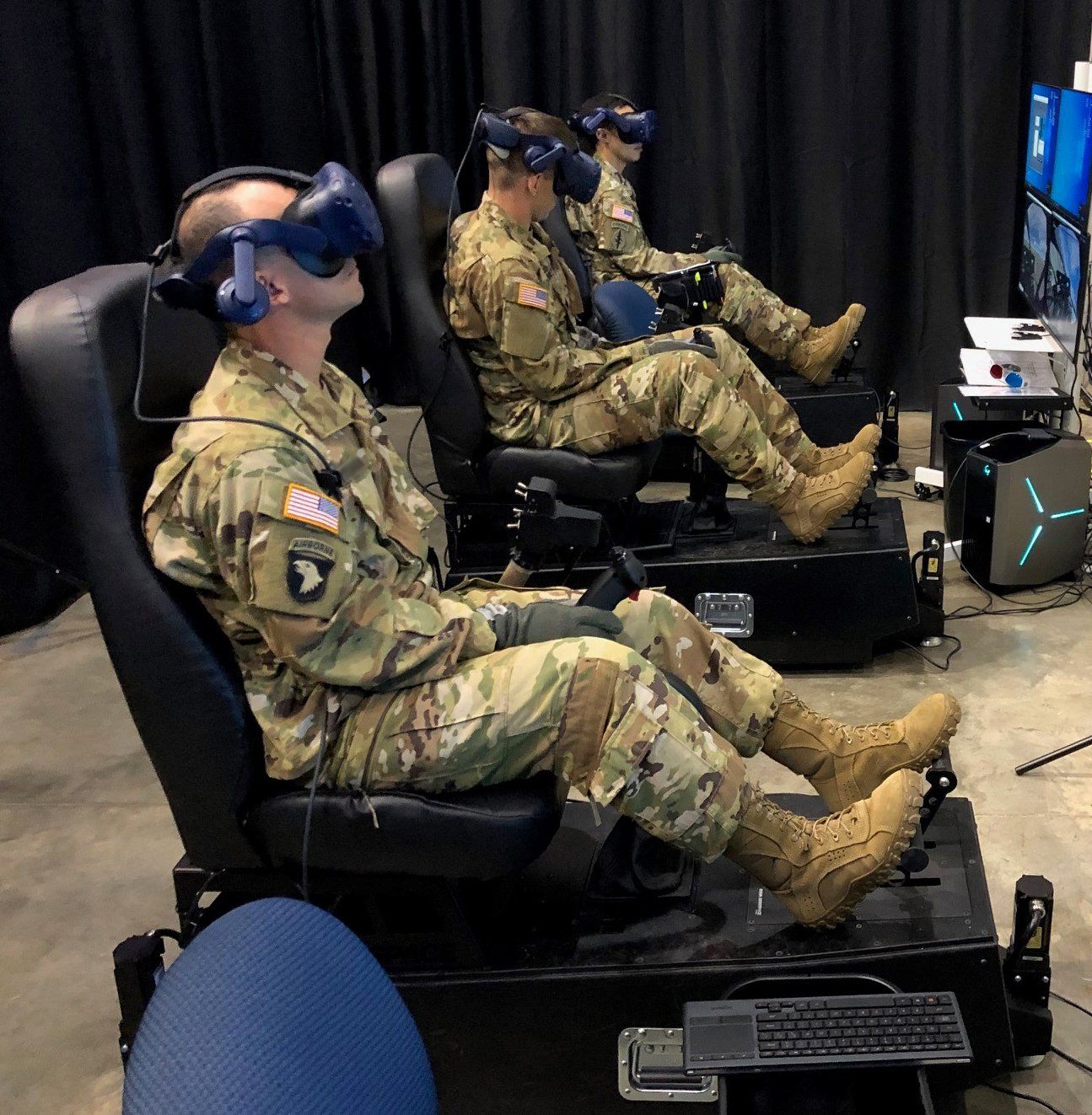 HELIMOD MARK III Helicopter Simulator by RYAN AEROSPACE in use with the US Army