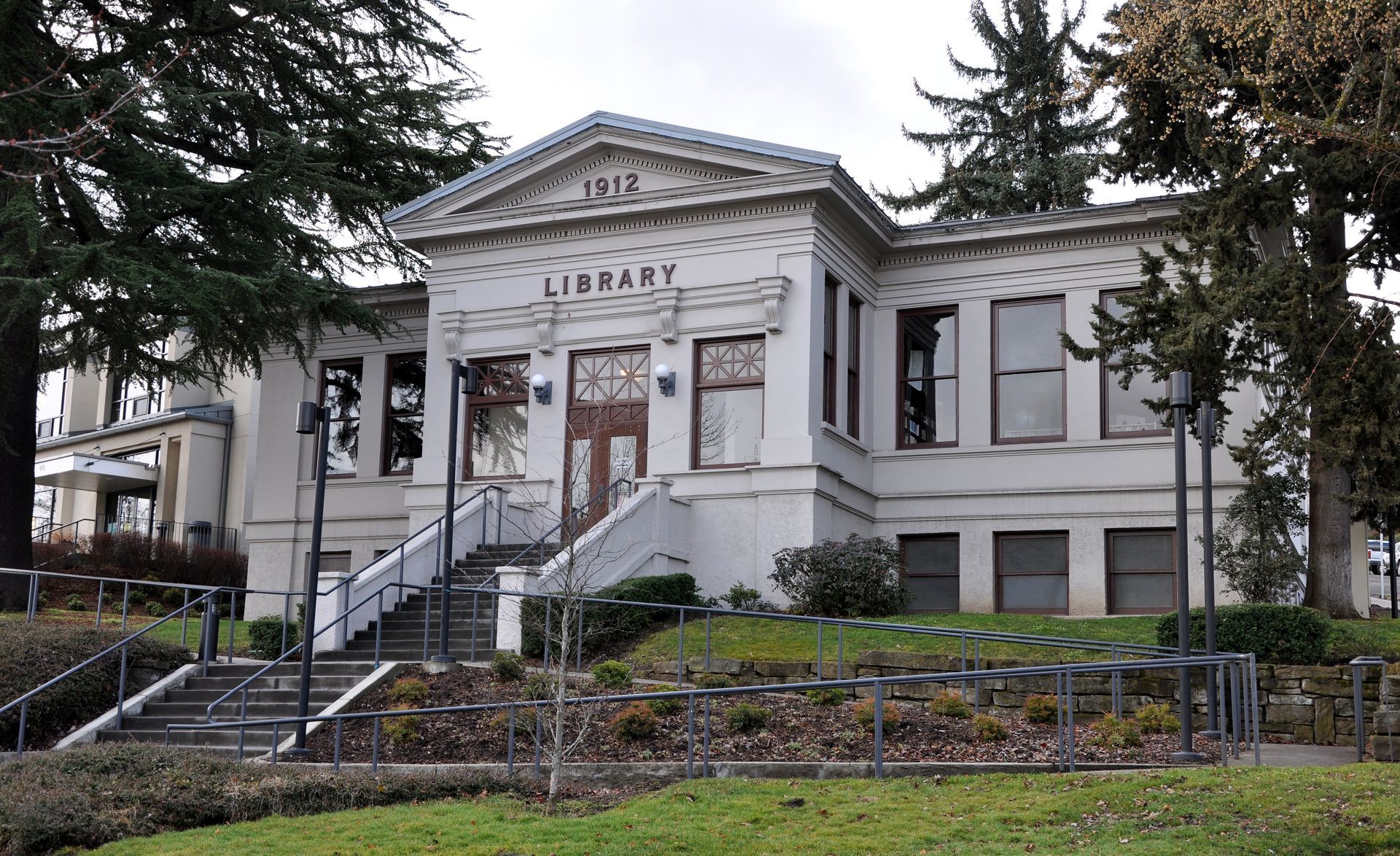 Ashland, Oregon Library in Downtown.