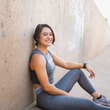 Candace Bennett, a female personal trainer in Ashland, Oregon.