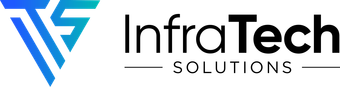 A logo for objective erp with a blue circle and arrows