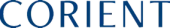 The word corient is written in blue letters on a white background.