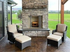 beautiful fire place
