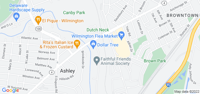 Map of business location