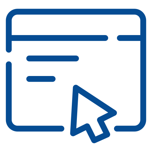 Online Form Blue Online Form Icon