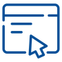 Online Form Blue Online Form Icon