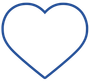 Notification Blue Heart Icon