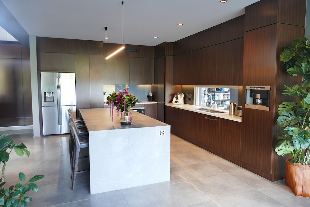 There is a Large Island in the Middle of the Kitchen — Hot Rock Granite In Tweed Heads, NSW