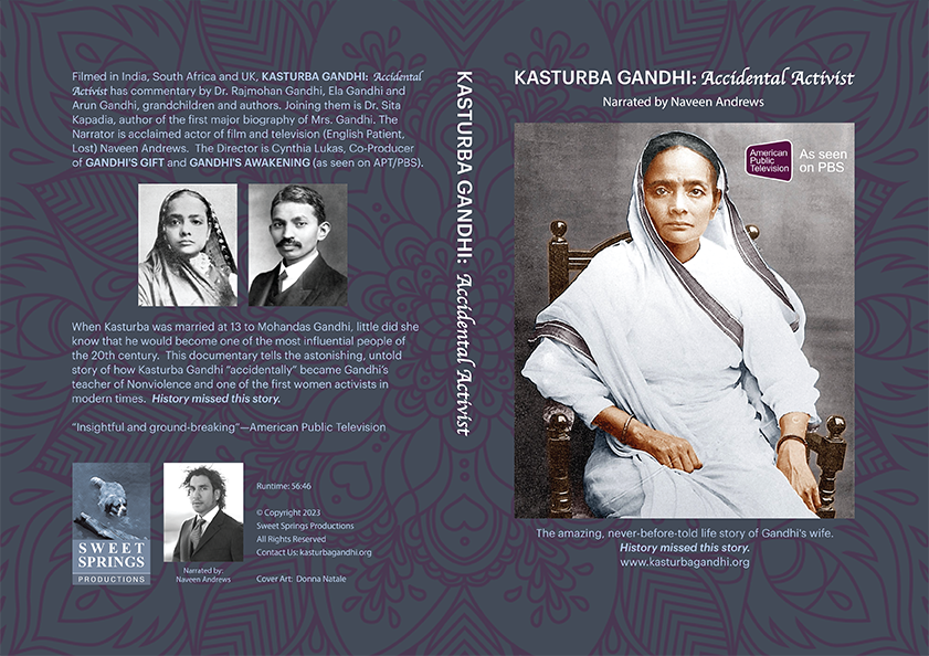 Pamphlet of the Kasturba Gandhi Film