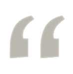 Large decorative quotation marks