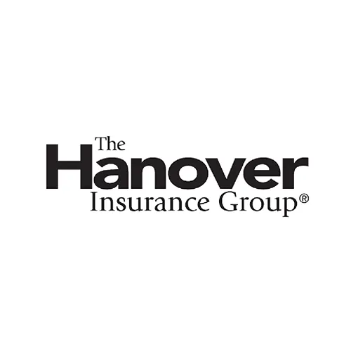 The Hanover Insurance Group logo, black text on white background.