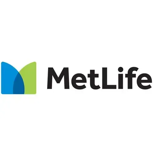MetLife logo: blue and green