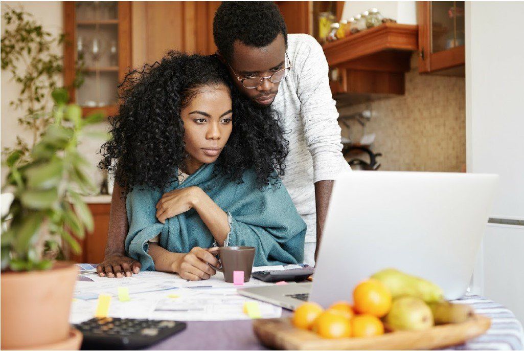 Couple Working Together — Olympia, WA — Bliss & Skeen, CPAs Couple Working Together — Olympia, WA — Bliss & Skeen, CPAs